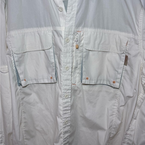 Bill Dance button up, long sleeve fishing shirt off white men's size x-large - Picture 4 of 10